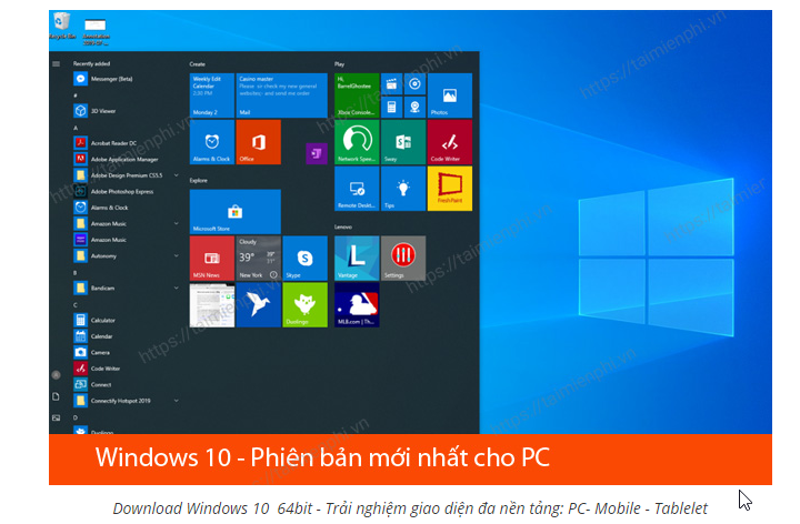 Tải Windows 10 gốc từ Microsoft ISO cập nhập mới nhất 2022